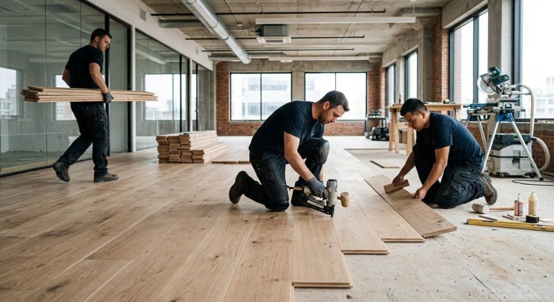 Commercial Hardwood Service in Rome, OH