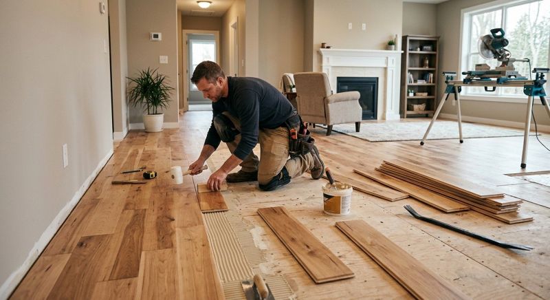 Engineered Wood Installation in Warren, OH
