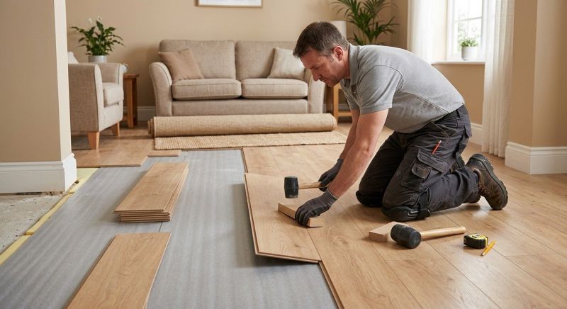 Laminate Floor Installation in Cortland, OH