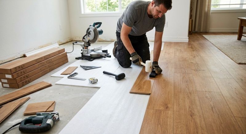 Laminate Floor Remodeling in Warren, OH