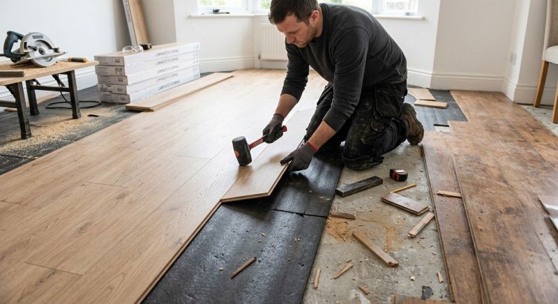 Laminate Floor Replacement in Campbell, OH