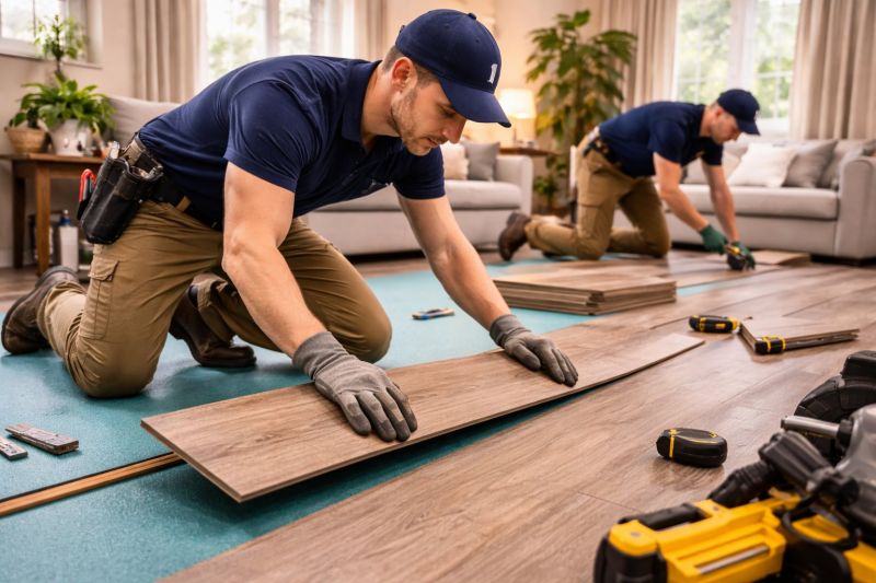 Laminate Floor Replacement in Hubbard, OH