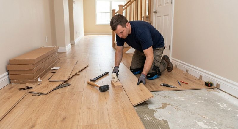 Laminate Floor Replacement in Warren, OH