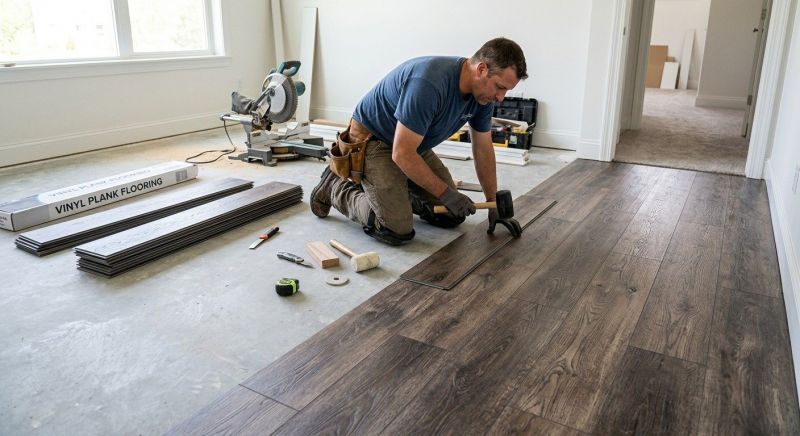 Linoleum Floor Installation in Warren, OH