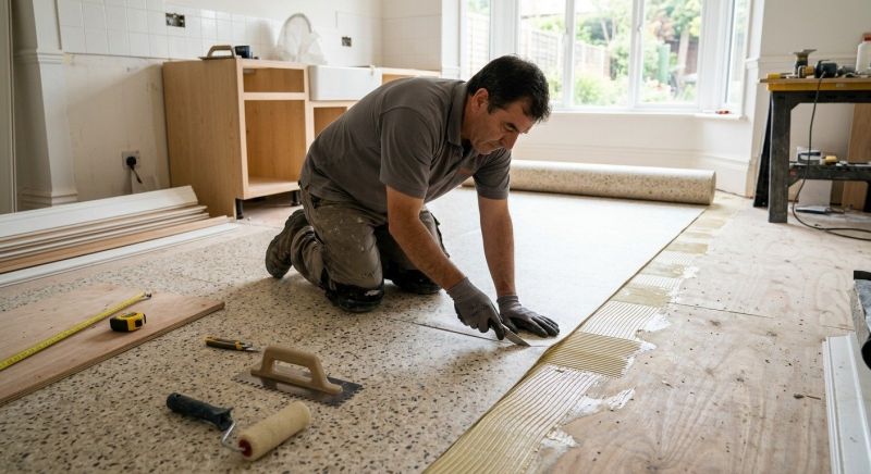 Linoleum Floor Installation in Ravenna, OH