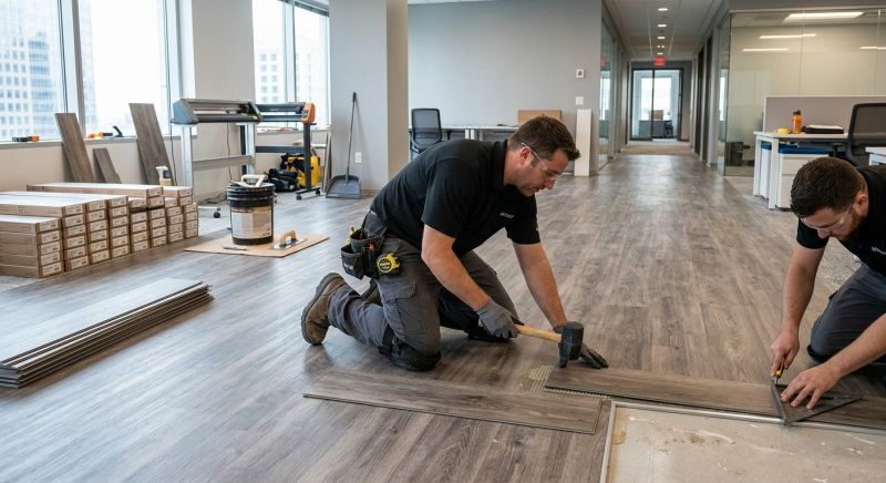 Linoleum Floor Installation in Rome, OH