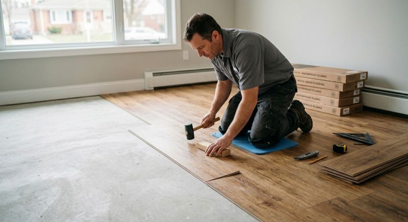 Linoleum Floor Installation in Rootstown, OH
