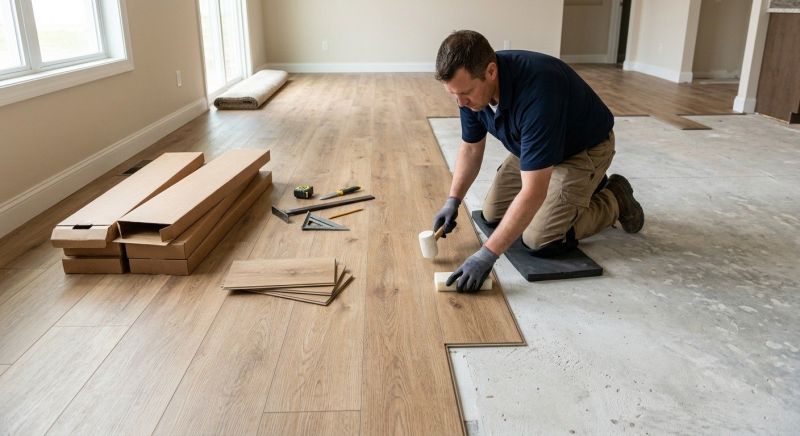 Luxury Vinyl Tile Installation in Girard, OH