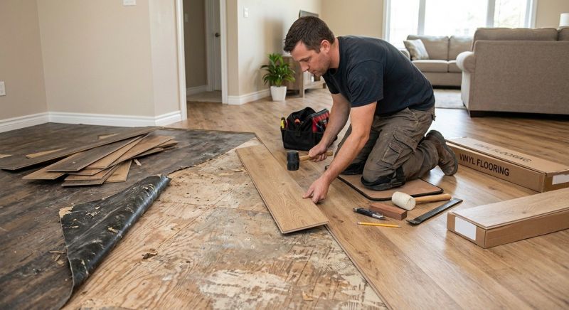 Lvp Flooring Installation in Warren, OH