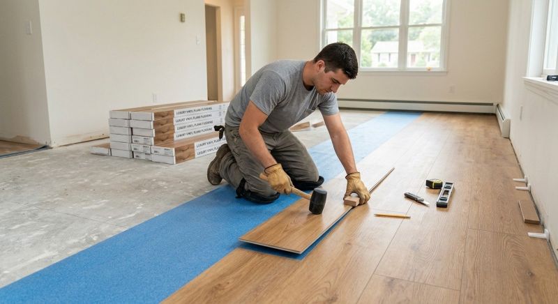 Lvt Flooring Installation in North Benton, OH
