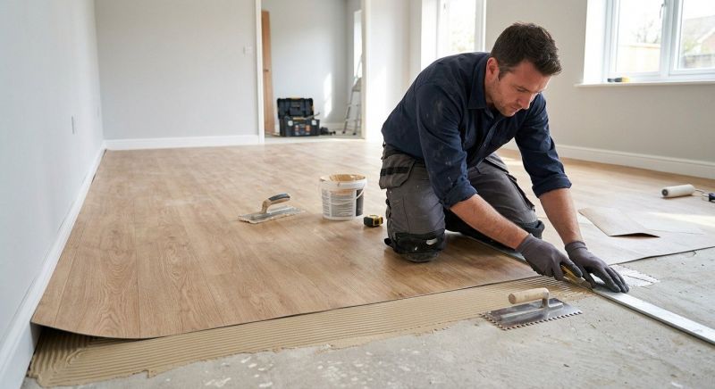 Sheet Flooring Installation in Campbell, OH