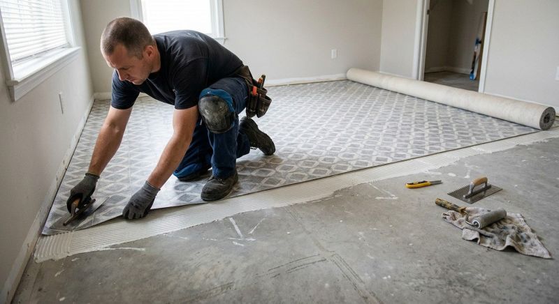 Sheet Flooring Installation in Warren, OH