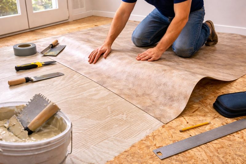 Sheet Flooring Installation in Warren, OH