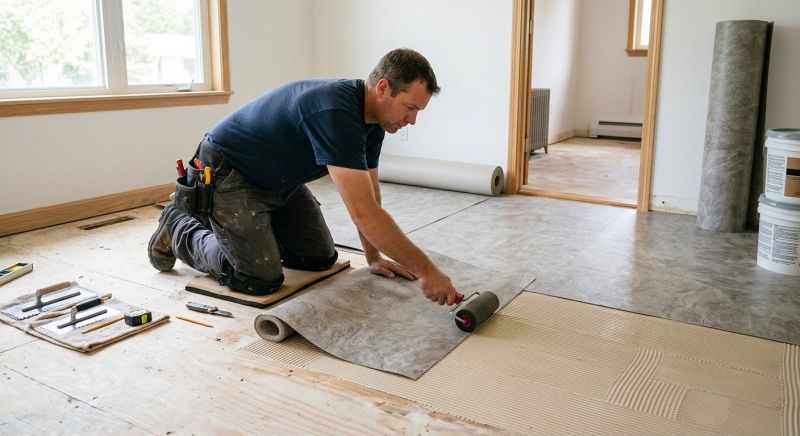 Sheet Flooring Installation in Middlefield, OH
