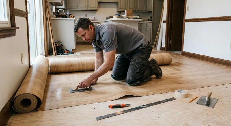 Sheet Flooring Installation in Struthers, OH