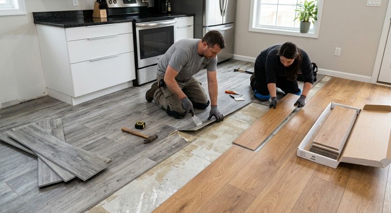 Vinyl Floor Replacement in Warren, OH