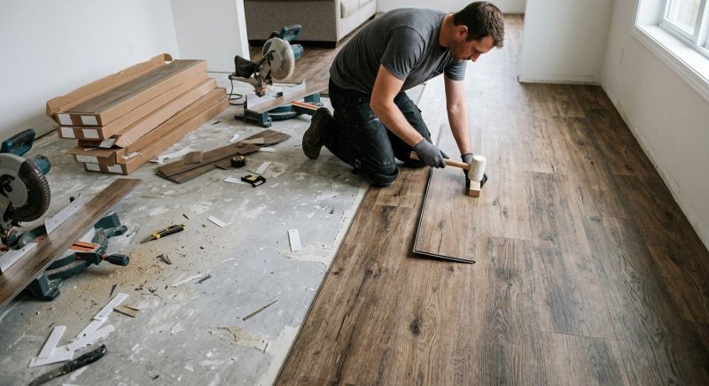 Vinyl Flooring Installation in Campbell, OH