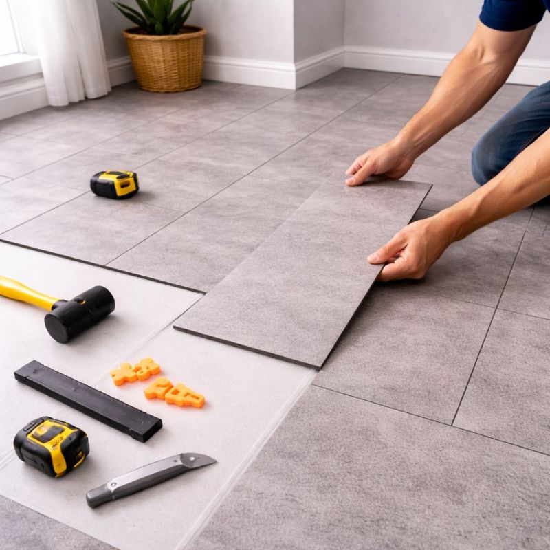 Vinyl Tile Replacement in Warren, OH