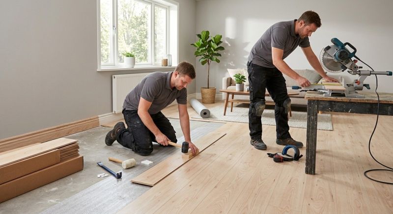 Wood Laminate Installation in Warren, OH